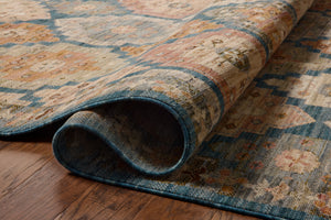 Reign Blue / Multi shown from a different angle to reveal its pattern.