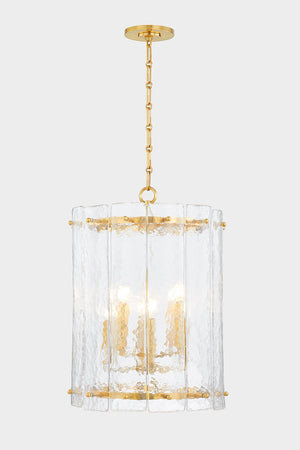 Rio Lantern 20.25" shown from a second angle to highlight the frame and glass panel detail.