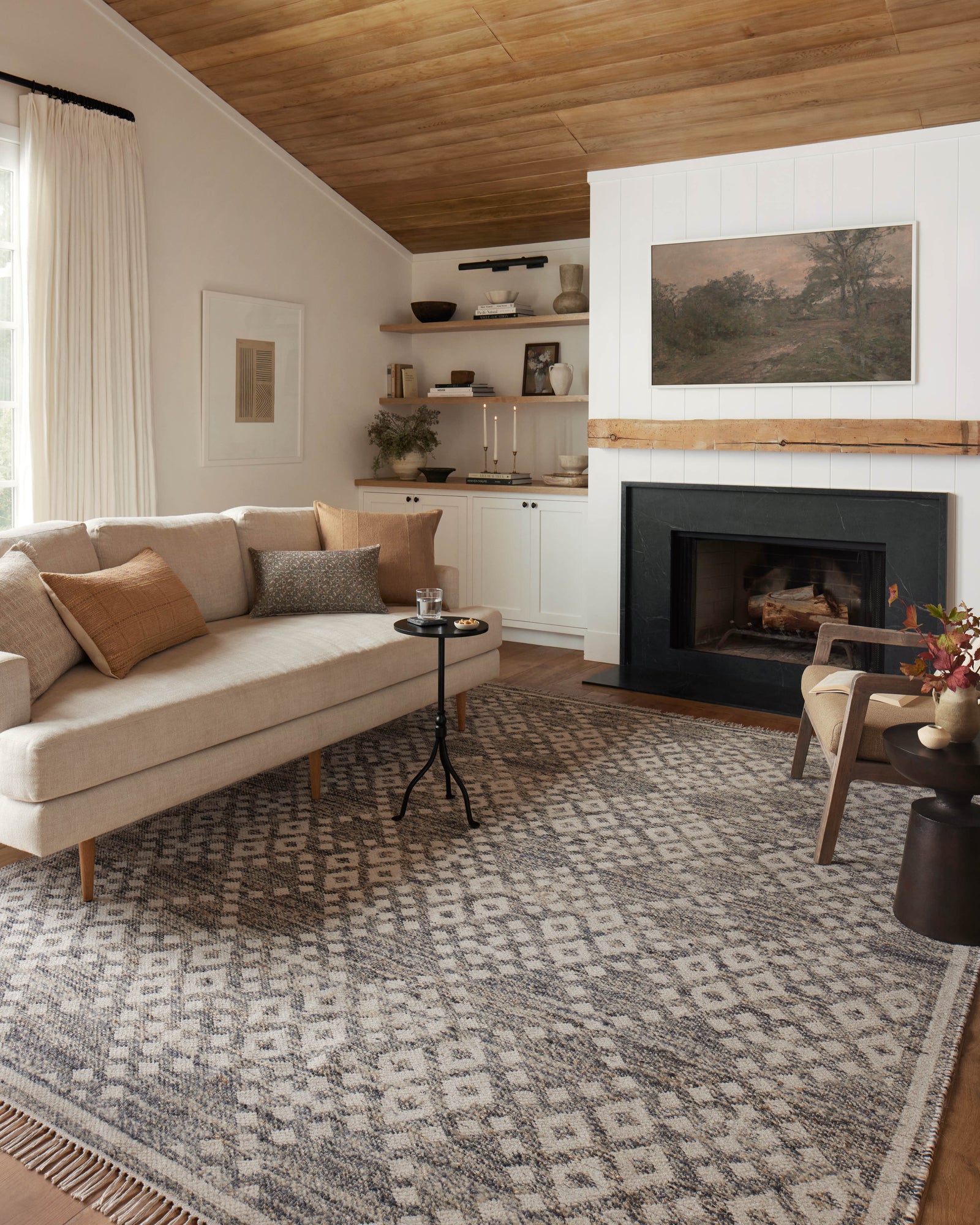 Rivers Denim / Ivory — a Loloi rug at Laurie Yapp Home.