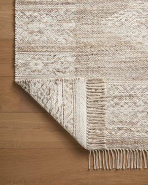 Rivers Lilac / Ivory shown from a different angle to reveal its pattern.