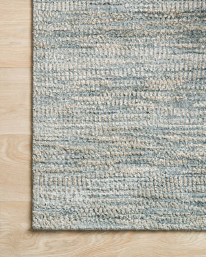 Side view of the Robin Mist rug.