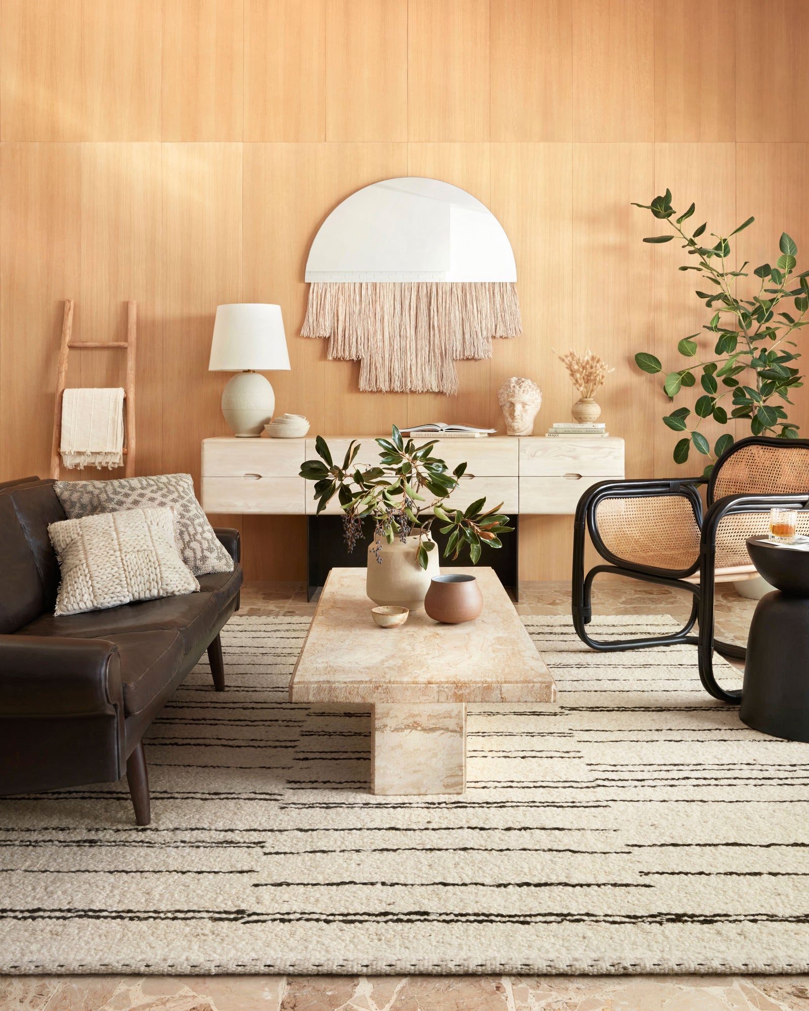 Roman Natural / Charcoal — a Loloi rug at Laurie Yapp Home.