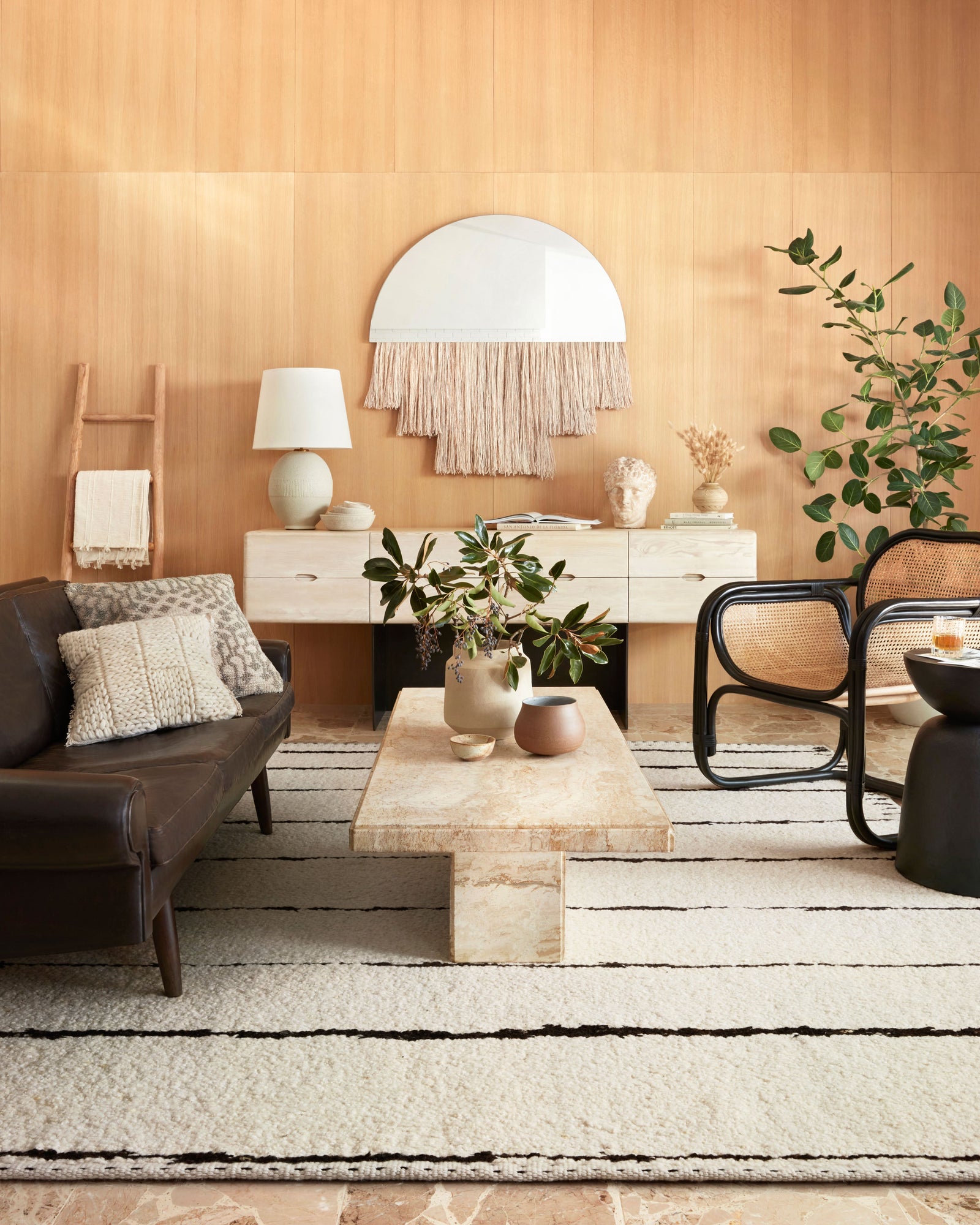 Roman Ivory / Black — a Loloi rug at Laurie Yapp Home.