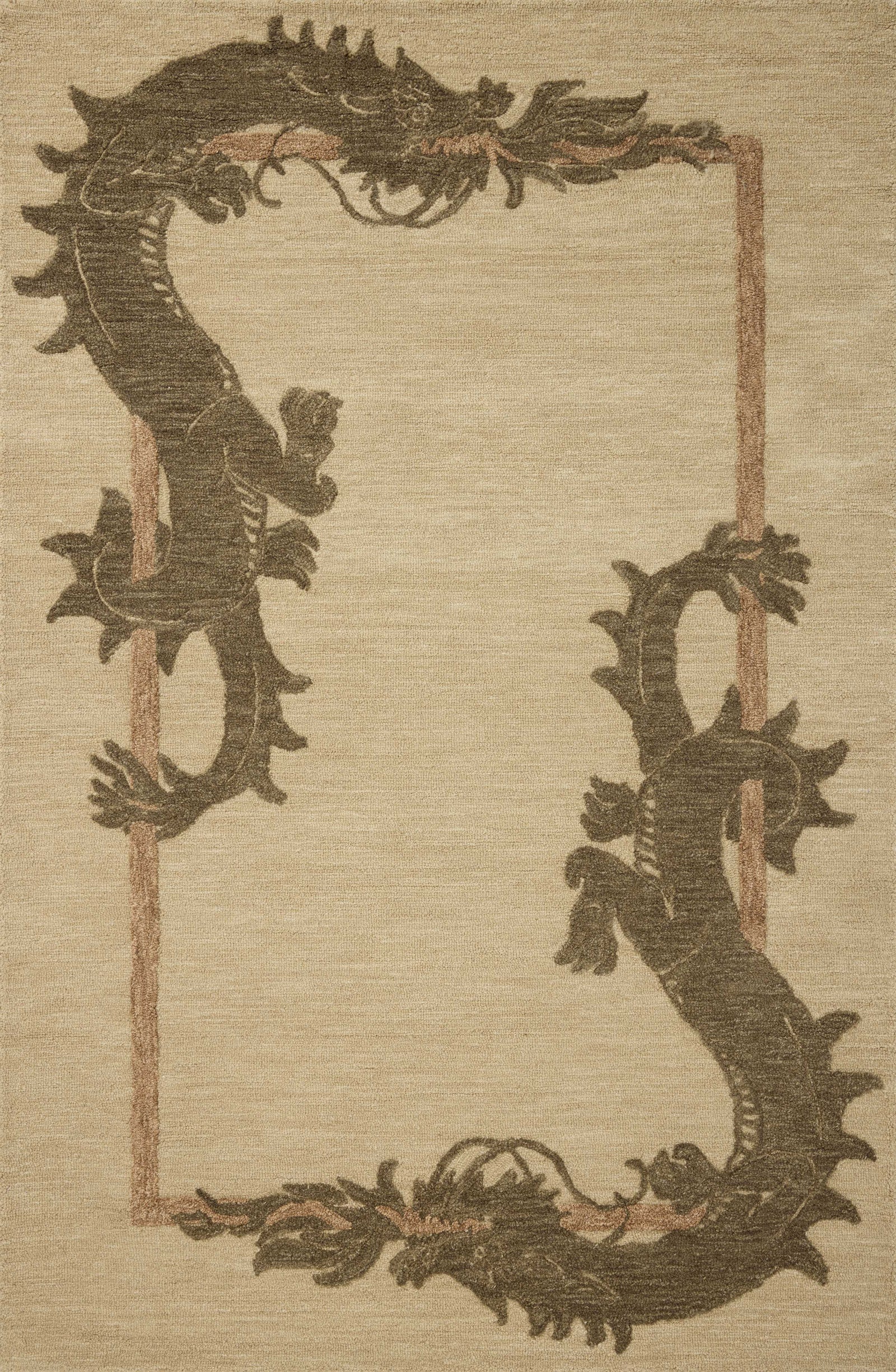 Romi Natural / Olive — a Loloi rug at Laurie Yapp Home.