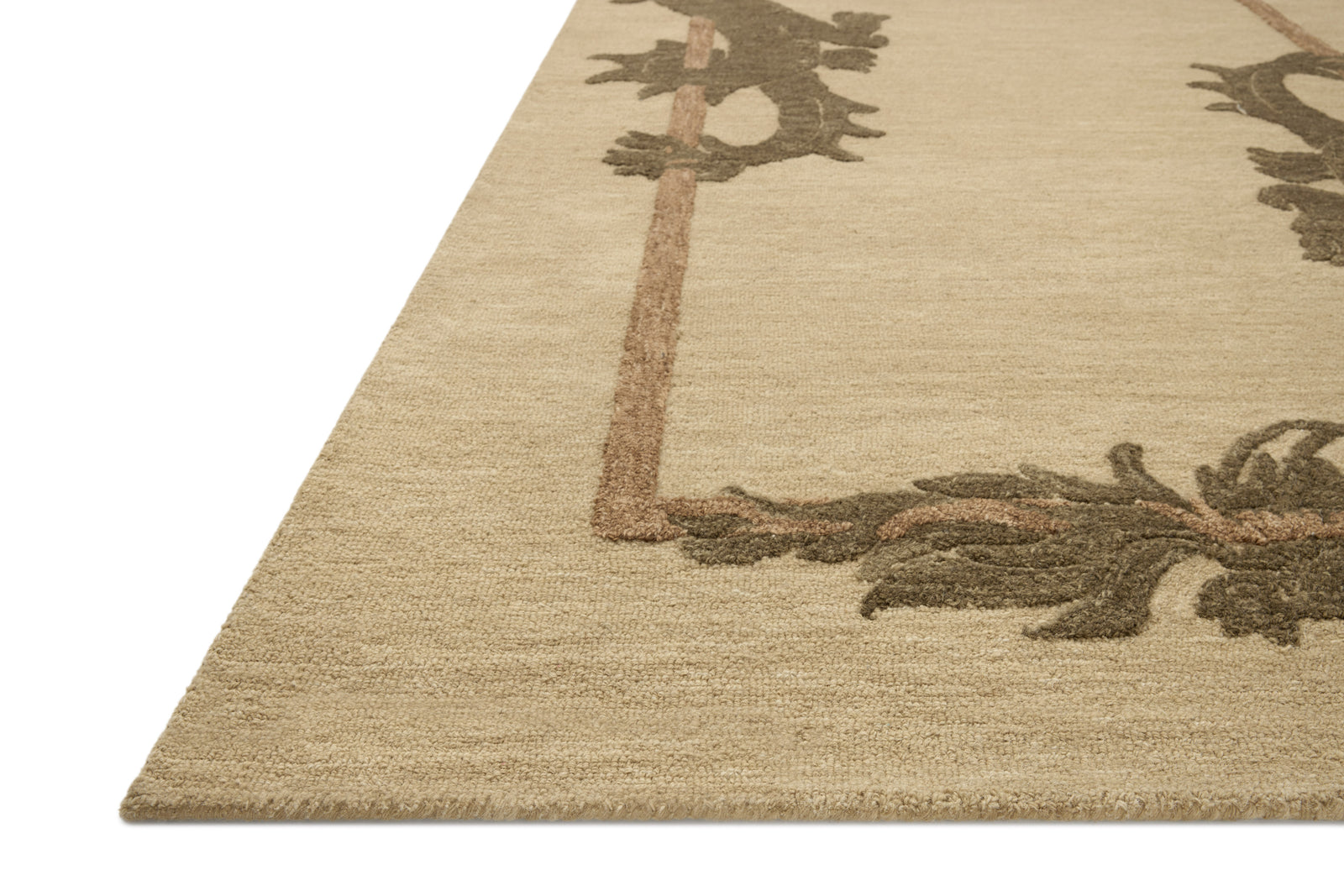Romi Natural / Olive — a Loloi rug at Laurie Yapp Home.