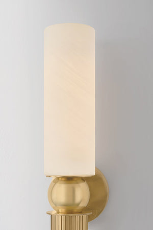 Close-up of the Ronda Wall Sconce showing the arm curve and shade silhouette.