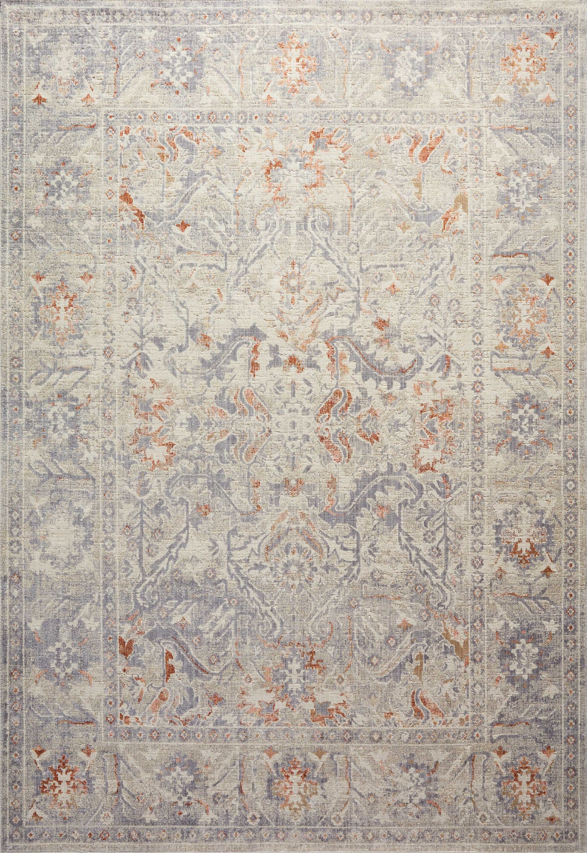 Rosemarie Oatmeal / Lavender — a Loloi rug at Laurie Yapp Home.