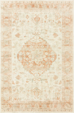Rosette Ivory / Terracotta — a Loloi rug at Laurie Yapp Home.