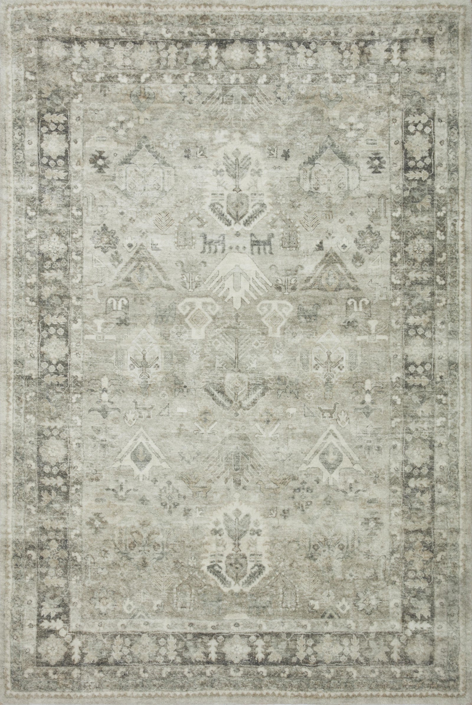 Rosette Steel / Graphite — a Loloi rug at Laurie Yapp Home.