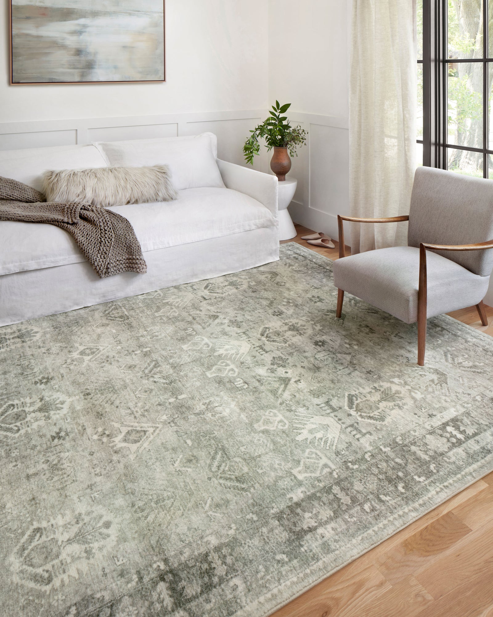 Rosette Steel / Graphite — a Loloi rug at Laurie Yapp Home.