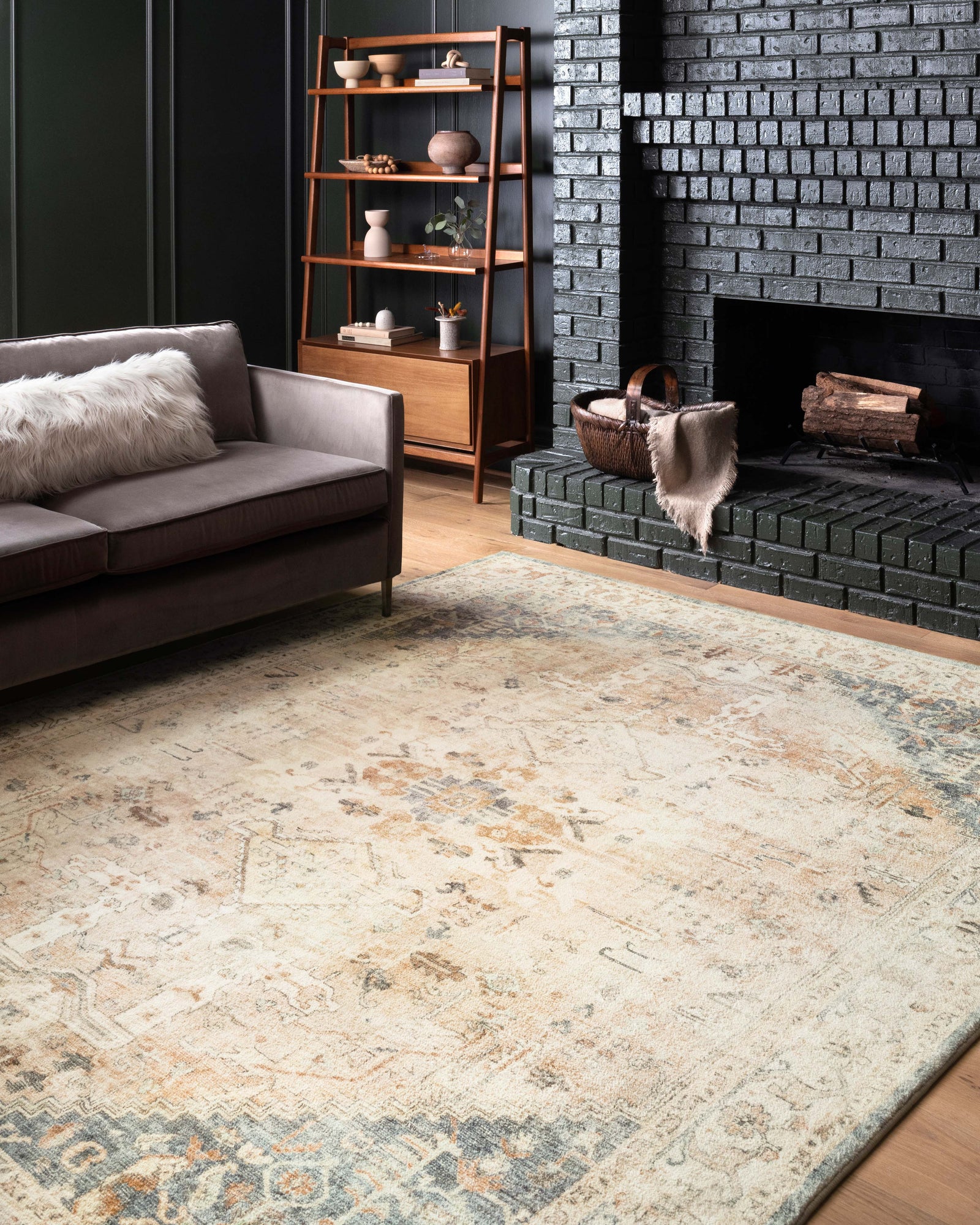 Rosette Clay / Ivory — a Loloi rug at Laurie Yapp Home.