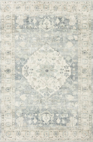 Rosette Denim / Fog — a Loloi rug at Laurie Yapp Home.