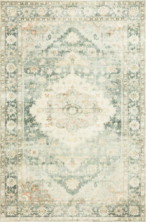 Rosette Teal / Ivory — a Loloi rug at Laurie Yapp Home.