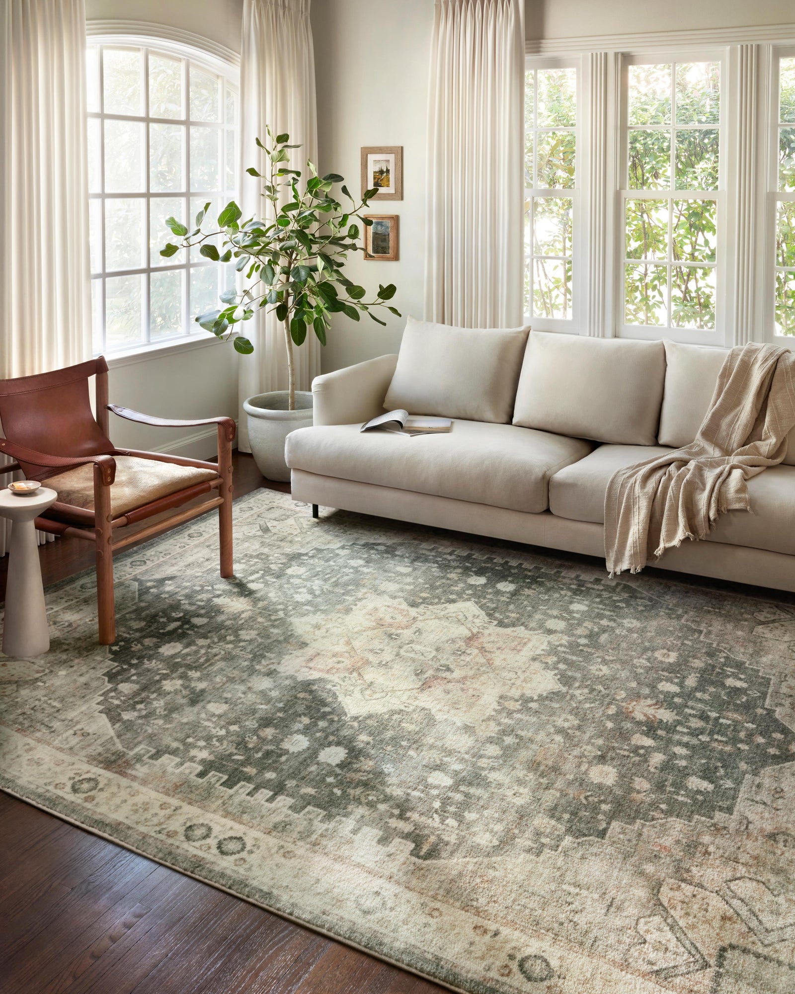 Rosette Slate / Ivory — a Loloi rug at Laurie Yapp Home.