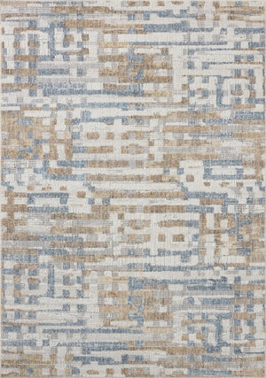 Roxie Ivory / Denim — a Loloi rug at Laurie Yapp Home.