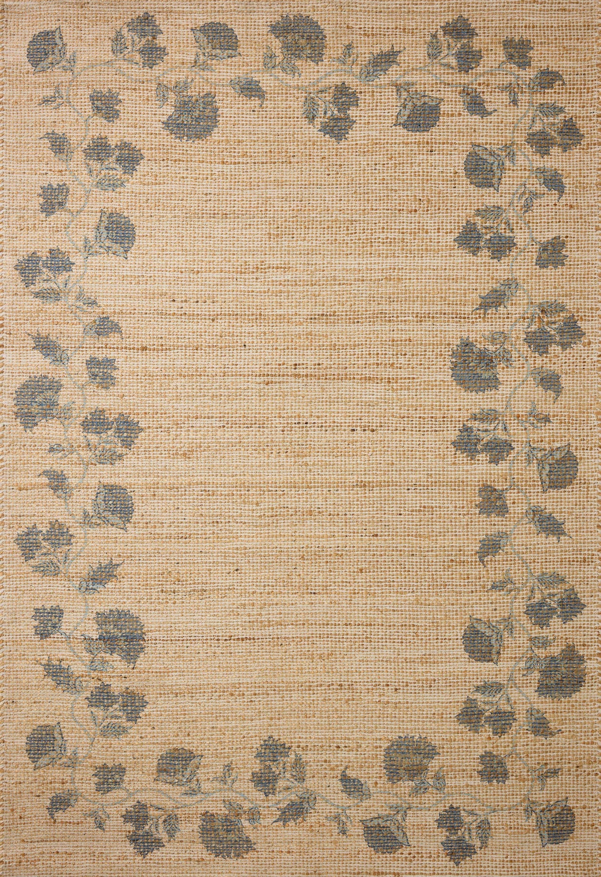Rue Natural / Denim — a Loloi rug at Laurie Yapp Home.