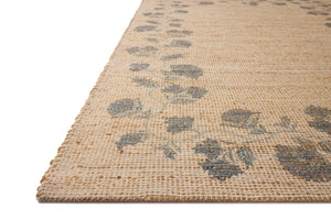 Rue Natural / Denim shown from a different angle to reveal its pattern.