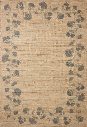 Rue Natural / Denim — a Loloi rug at Laurie Yapp Home.