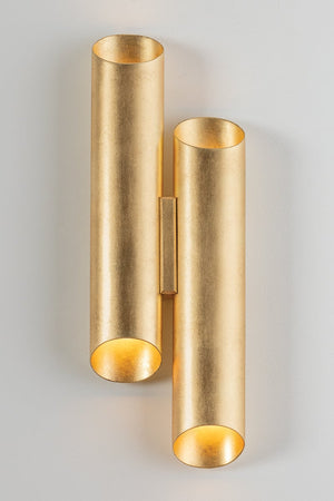 Rylane Wall Sconce shown from the front to reveal the arm curve and shade silhouette.