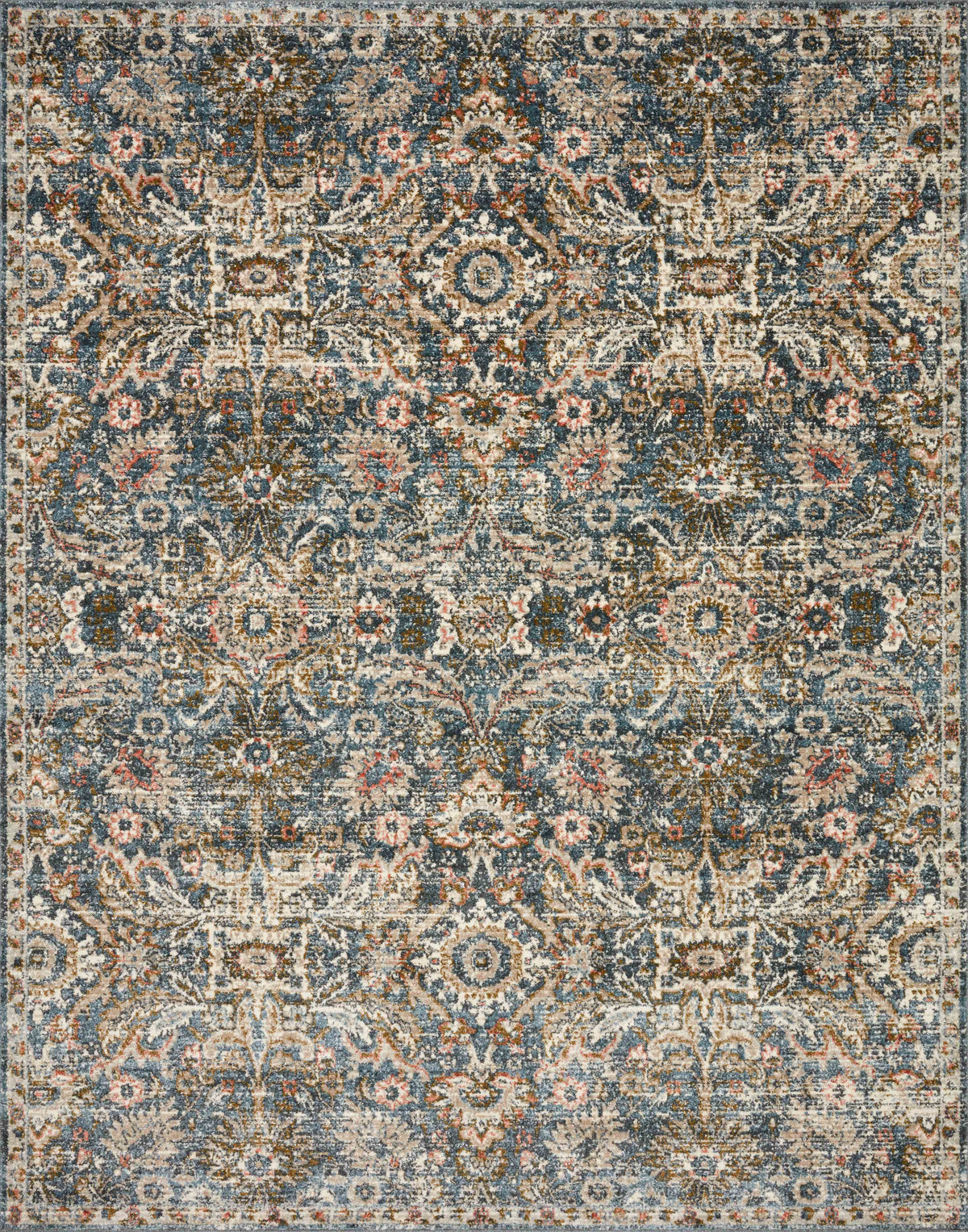 Saban Blue / Sand — a Loloi rug at Laurie Yapp Home.