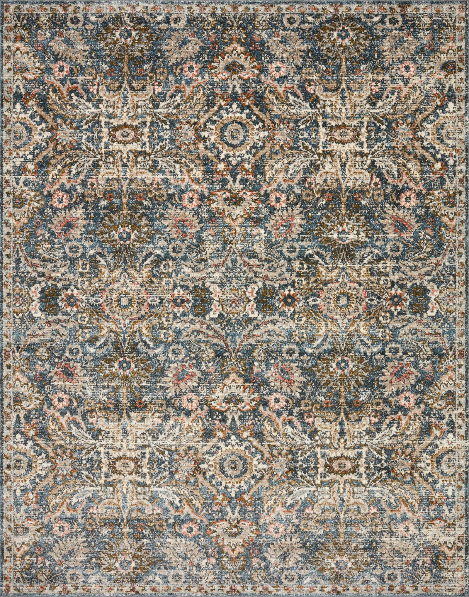 Saban Blue / Sand — a Loloi rug at Laurie Yapp Home.