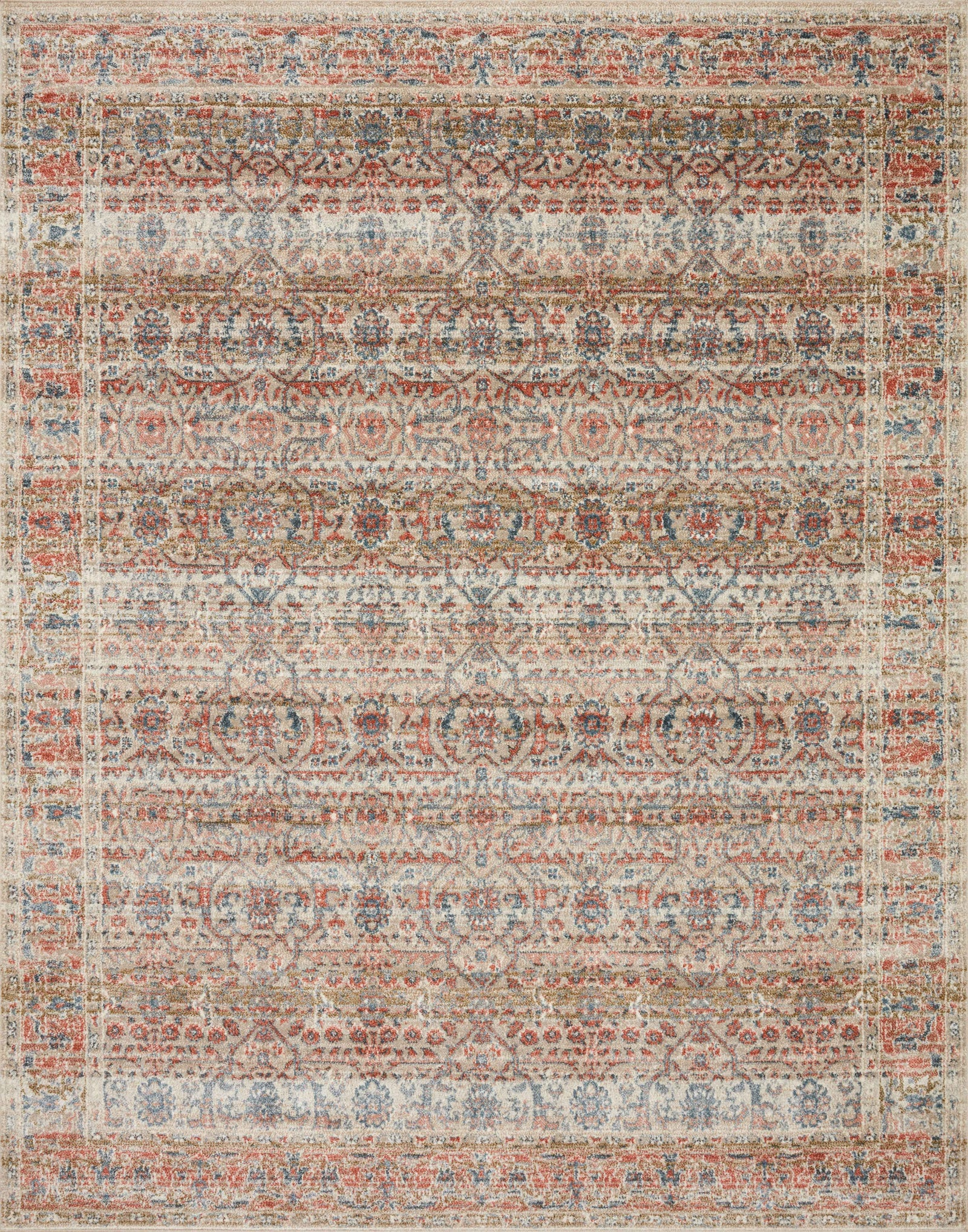 Saban Sand / Rust — a Loloi rug at Laurie Yapp Home.