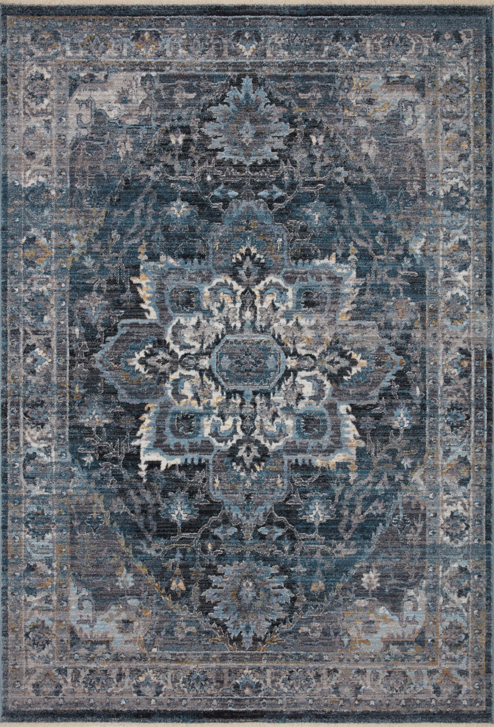 Samra Denim / Grey — a Loloi rug at Laurie Yapp Home.
