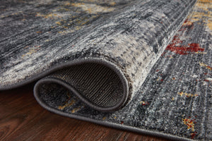 Samra Dk. Grey / Spice shown from a different angle to reveal its pattern.