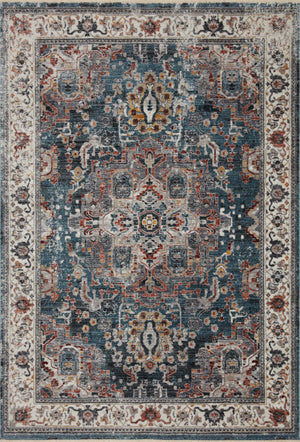 Samra Slate / Multi — a Loloi rug at Laurie Yapp Home.