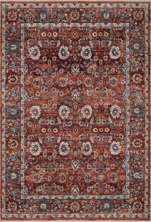 Samra Brick / Multi — a Loloi rug at Laurie Yapp Home.