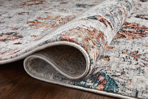Samra Ivory / Multi shown from a different angle to reveal its pattern.
