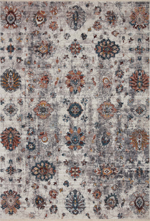 Samra Ivory / Multi — a Loloi rug at Laurie Yapp Home.