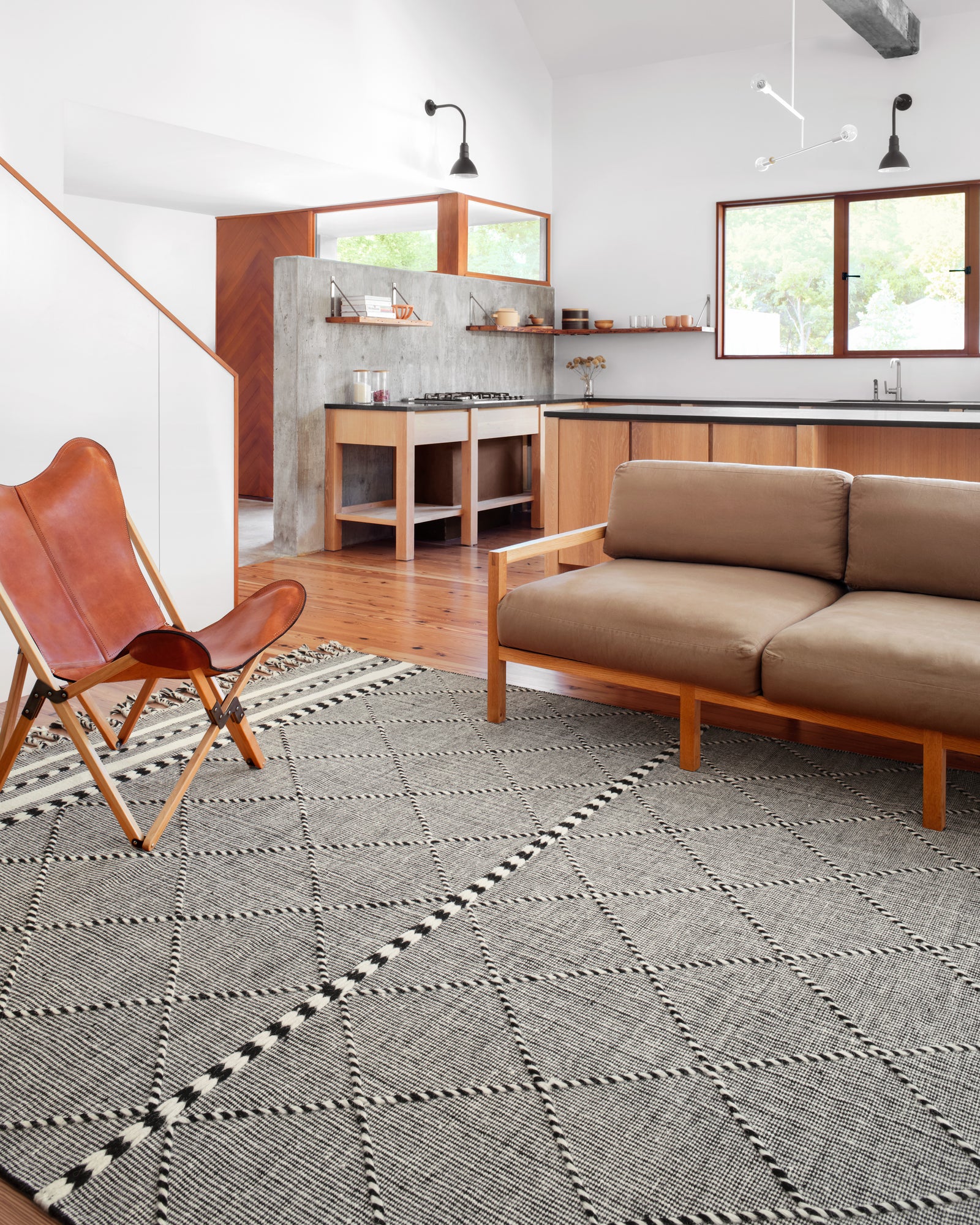 Sawyer Black — a Loloi rug at Laurie Yapp Home.