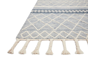 Sawyer Teal shown from a different angle to reveal its pattern.