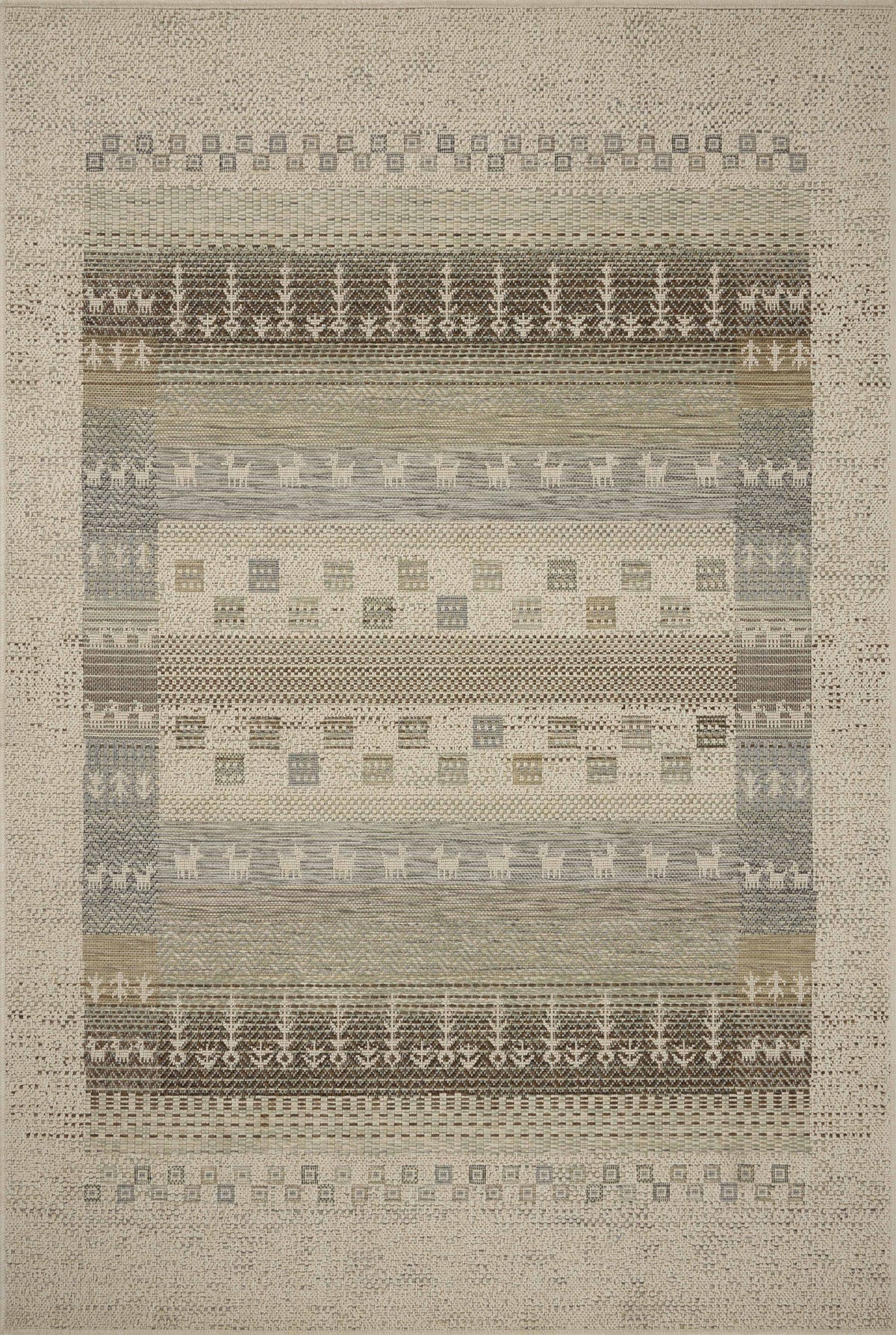 Saylor Ivory / Earth — a Loloi rug at Laurie Yapp Home.