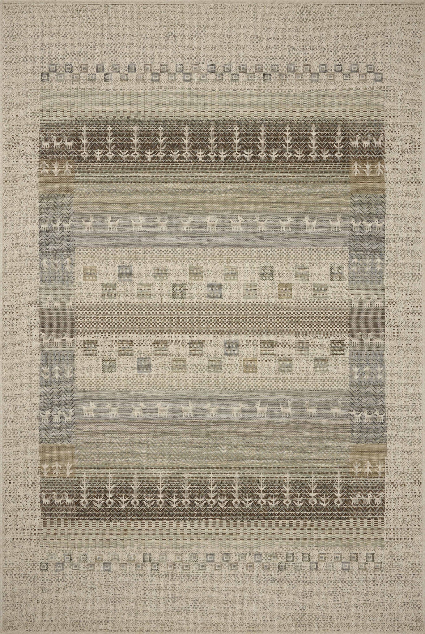 Saylor Ivory / Earth — a Loloi rug at Laurie Yapp Home.