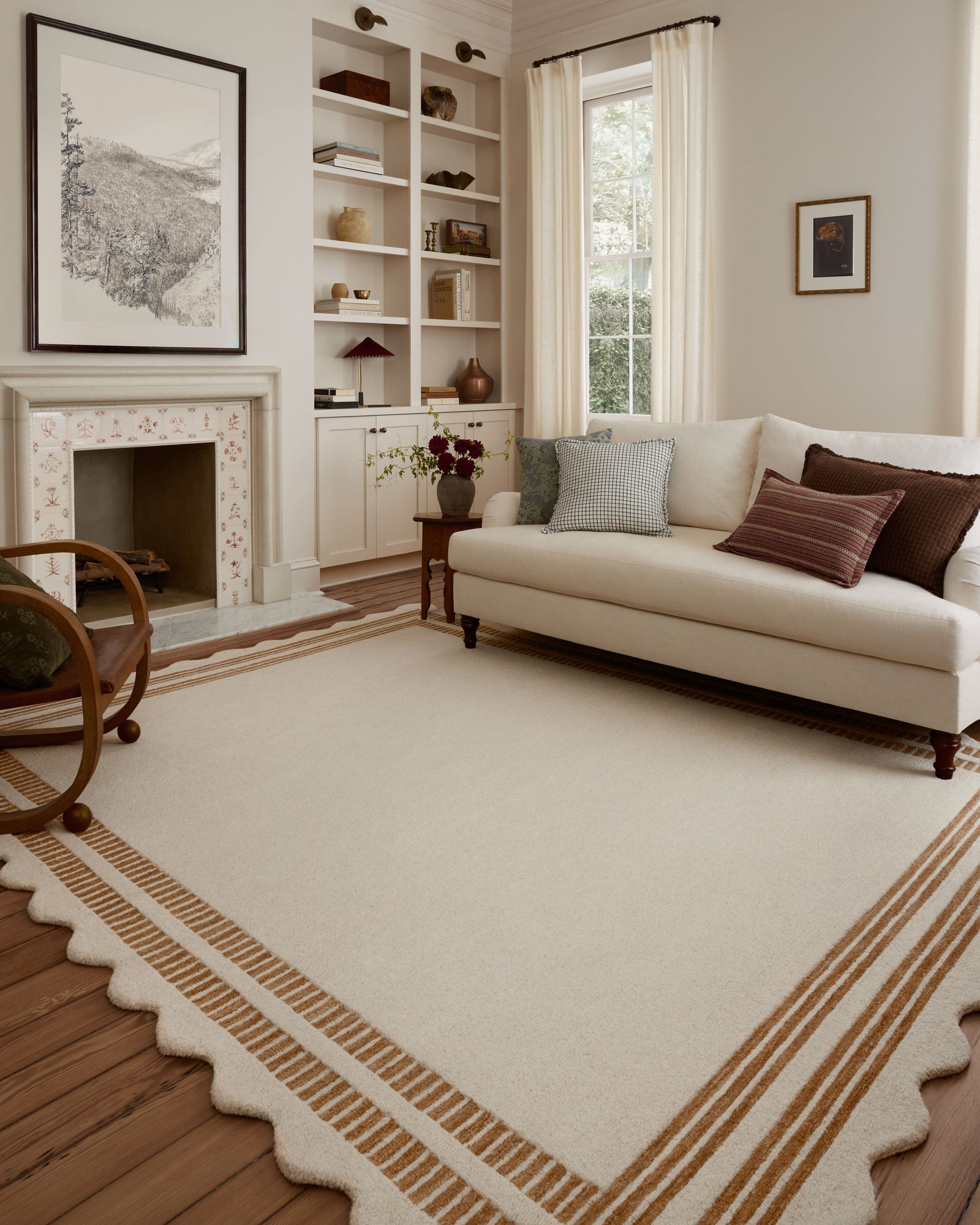 Scottie Ivory / Rust — a Loloi rug at Laurie Yapp Home.