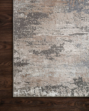 Side view of the Sienne Ivory / Sand rug.
