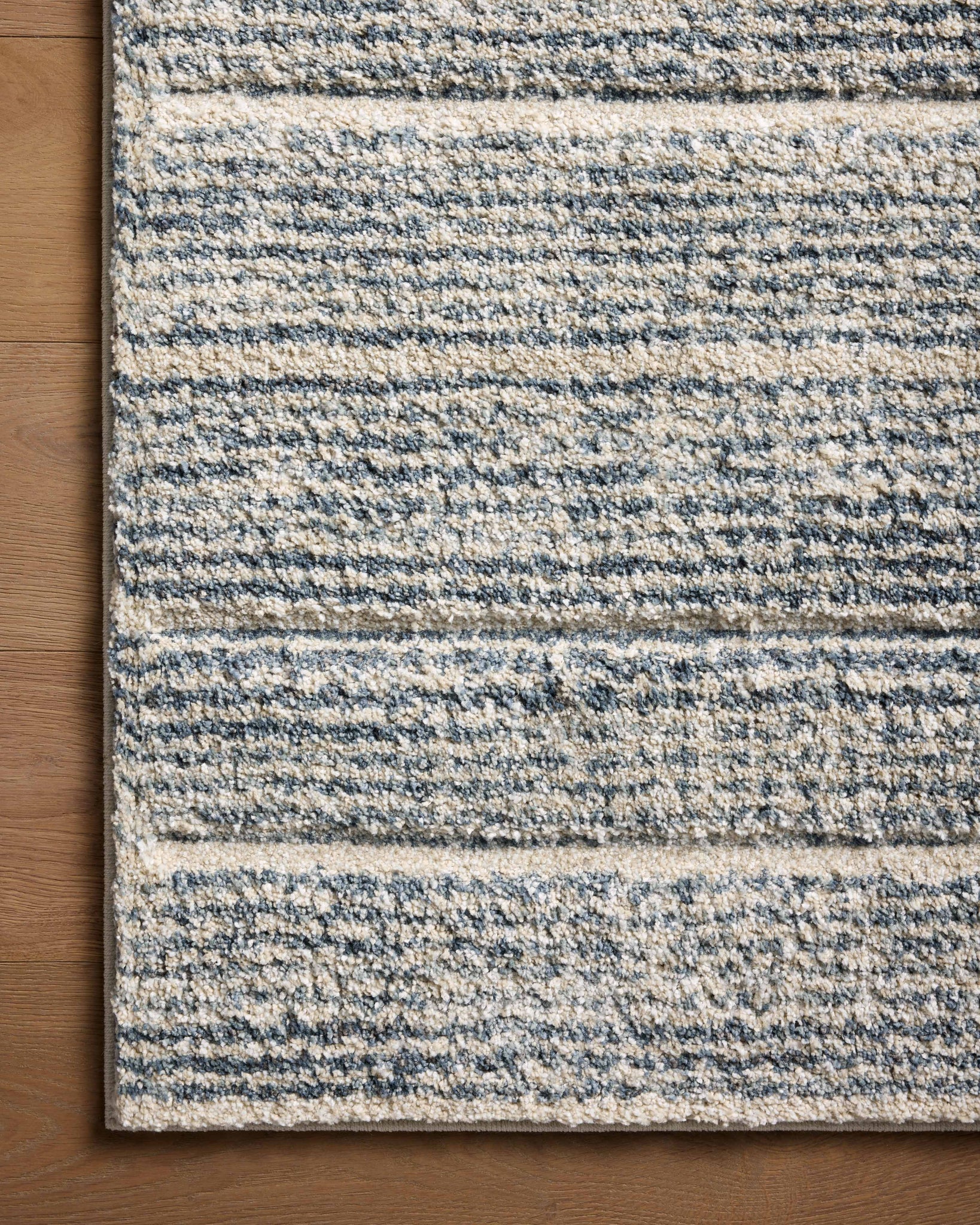 Silas Oatmeal / Blue shown from a different angle to reveal its pattern.