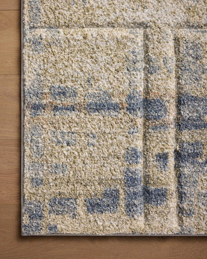 Silas Blue / Multi shown from a different angle to reveal its pattern.