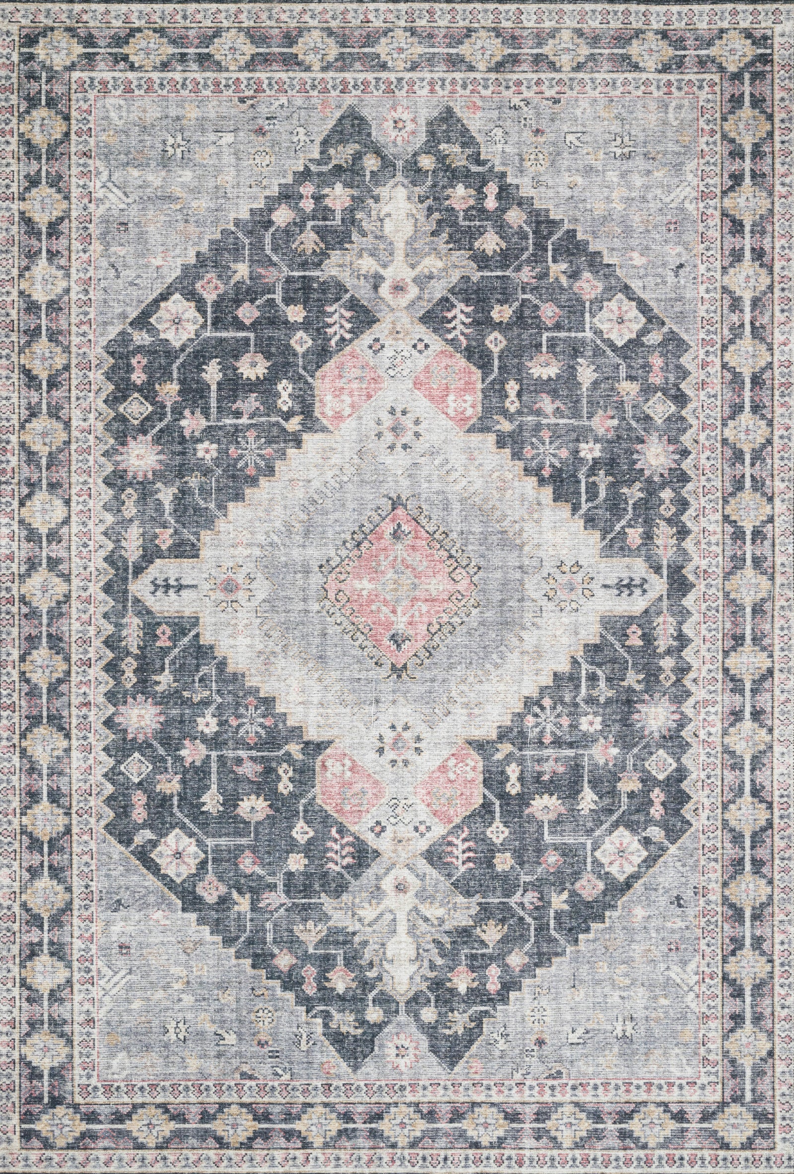 Skye Charcoal / Multi — a Loloi rug at Laurie Yapp Home.