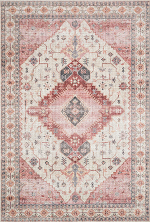 Skye Ivory / Berry — a Loloi rug at Laurie Yapp Home.