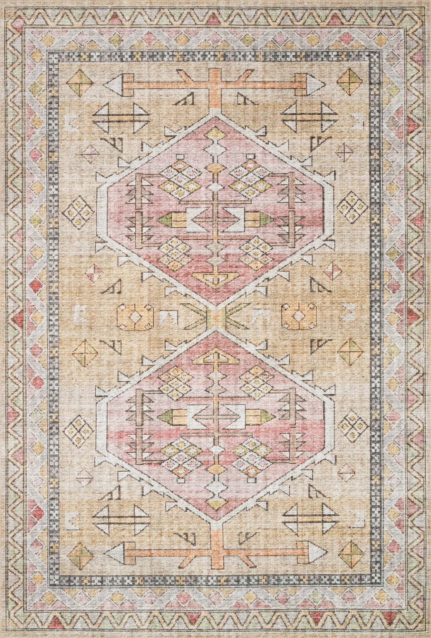 Skye Gold / Blush — a Loloi rug at Laurie Yapp Home.