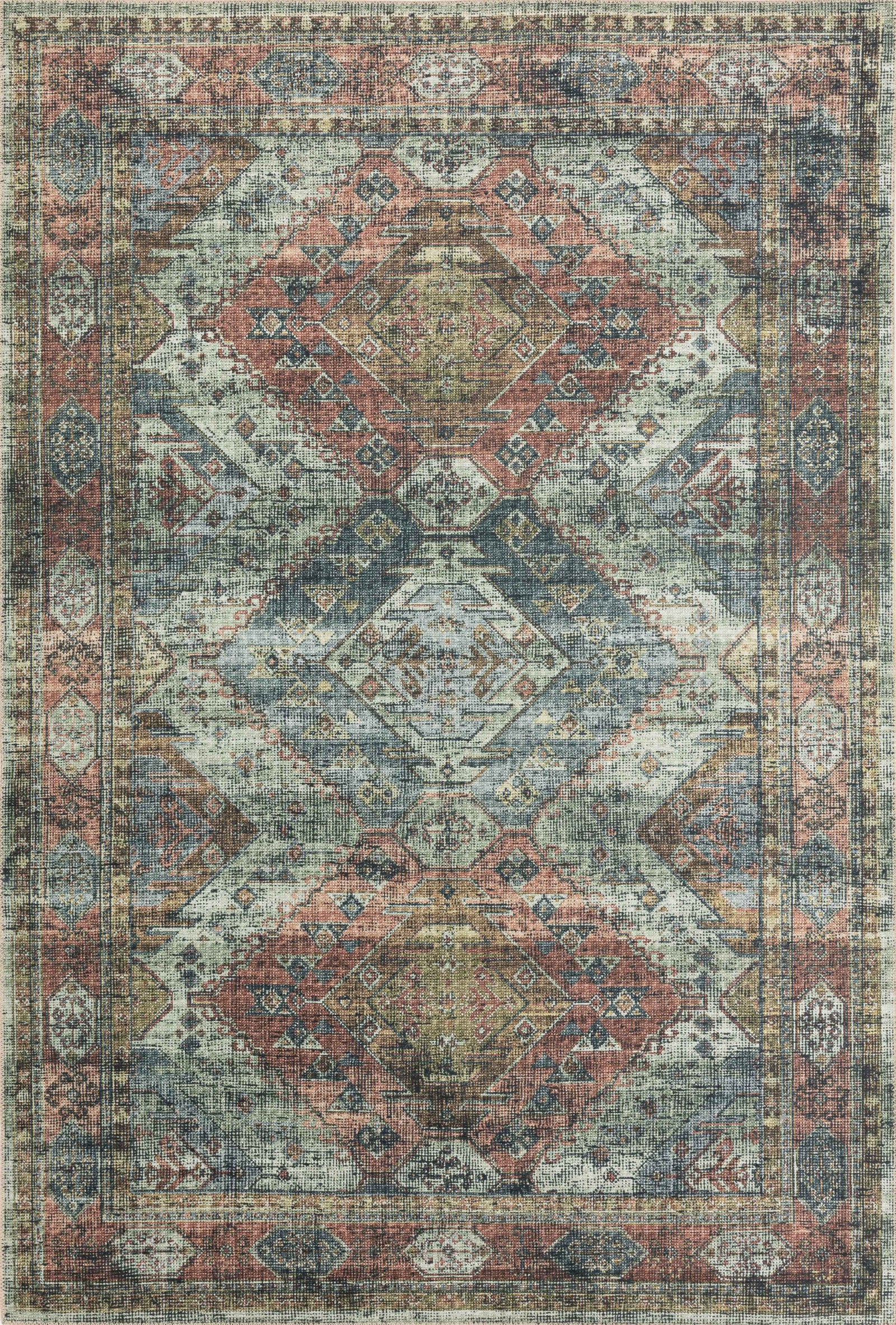 Skye Apricot / Mist — a Loloi rug at Laurie Yapp Home.