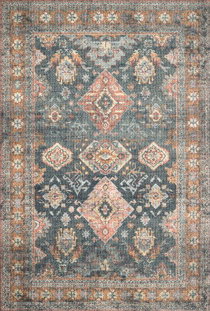 Skye Sea / Rust — a Loloi rug at Laurie Yapp Home.