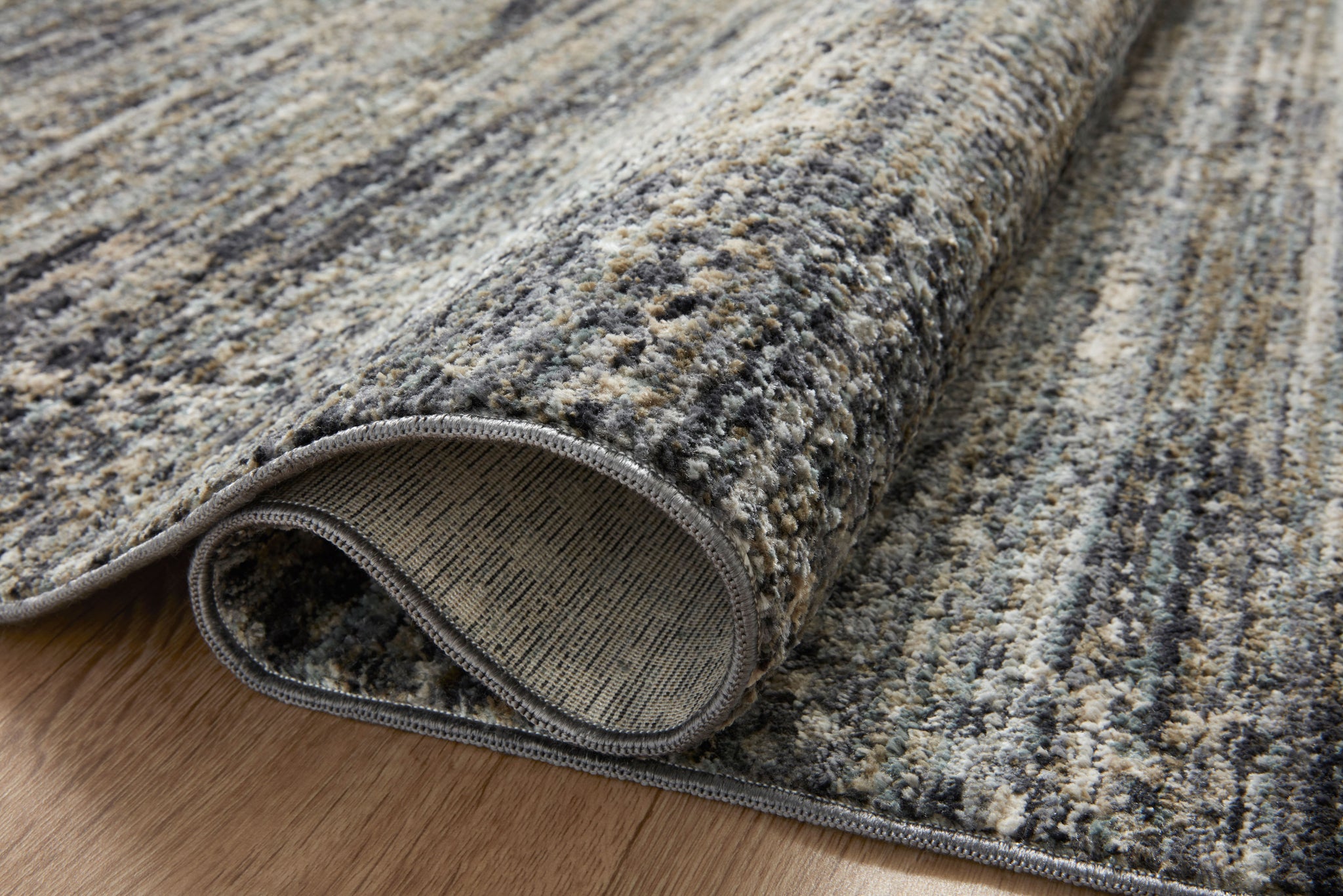 Close-up detail of the Soho Multi / Slate showing its pile and weave.