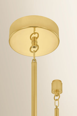 Solara Chandelier 32.75" x 34.5" shown from a second angle to highlight the frame, arms, and shade detail.