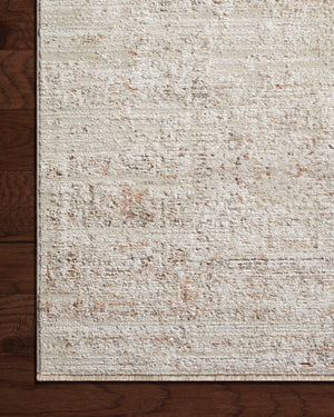 Side view of the Sonnet Beige / Terracotta rug.