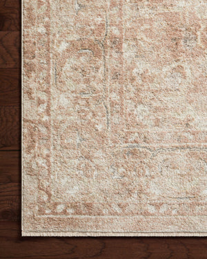 Side view of the Sonnet Terracotta / Natural rug.