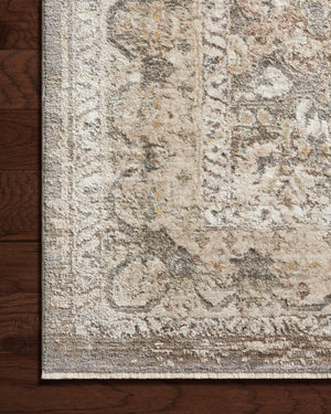 Side view of the Sonnet Grey / Sage rug.